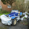 Abandoned Marlin sports car